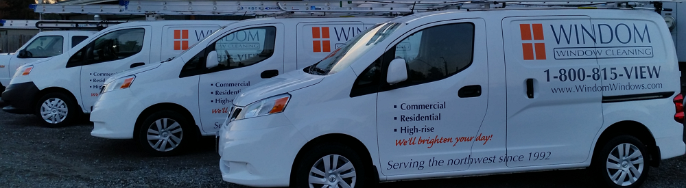 Windom Window Cleaning fleet vehicles